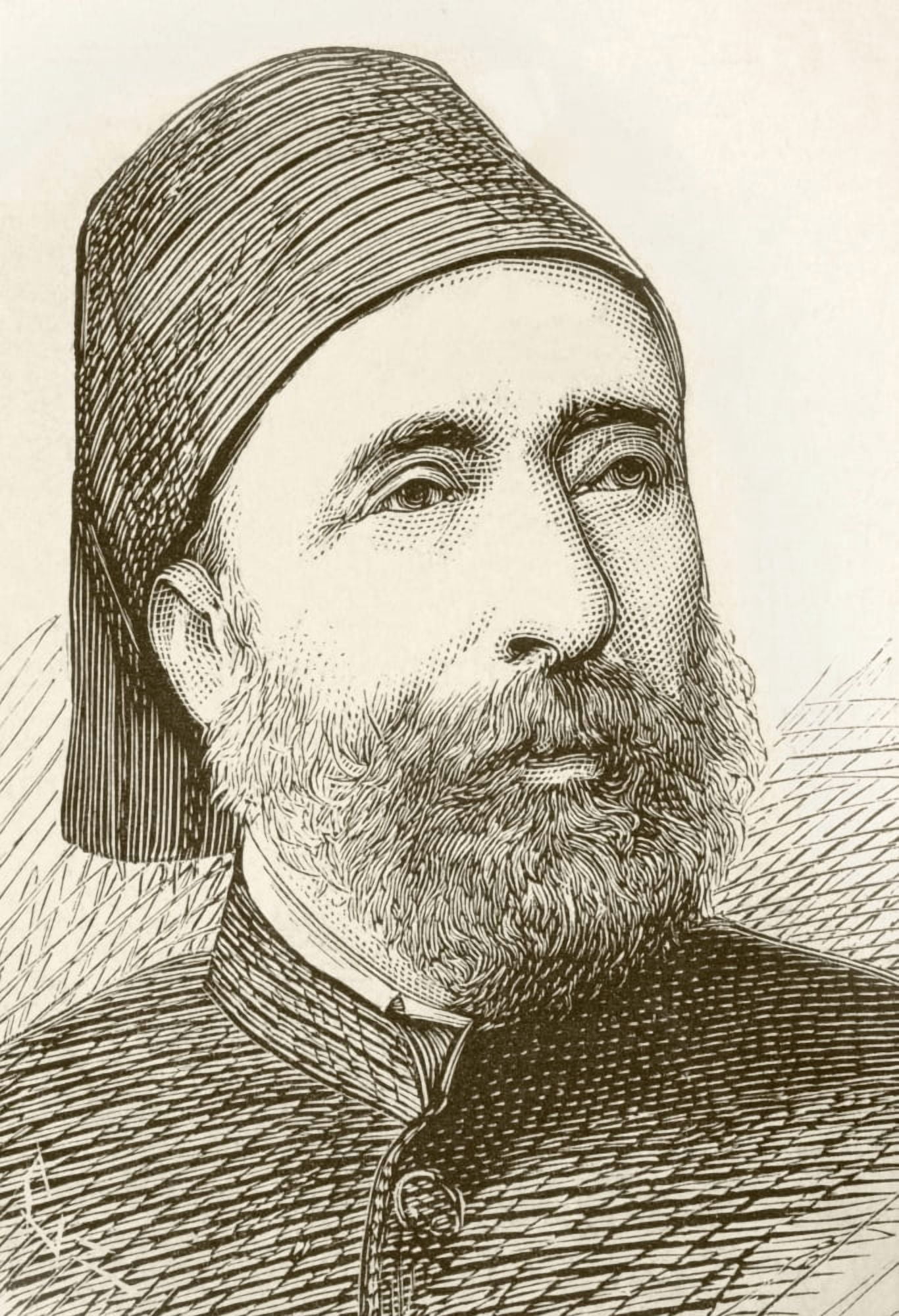 Ahmet Sefik Mithat Pasha 1822 To 1883 Pro-Western Turkish Reformer And Statesman From A 19Th Century Illustration Canvas Art - Ken Welsh Design Pics (12 x 17)