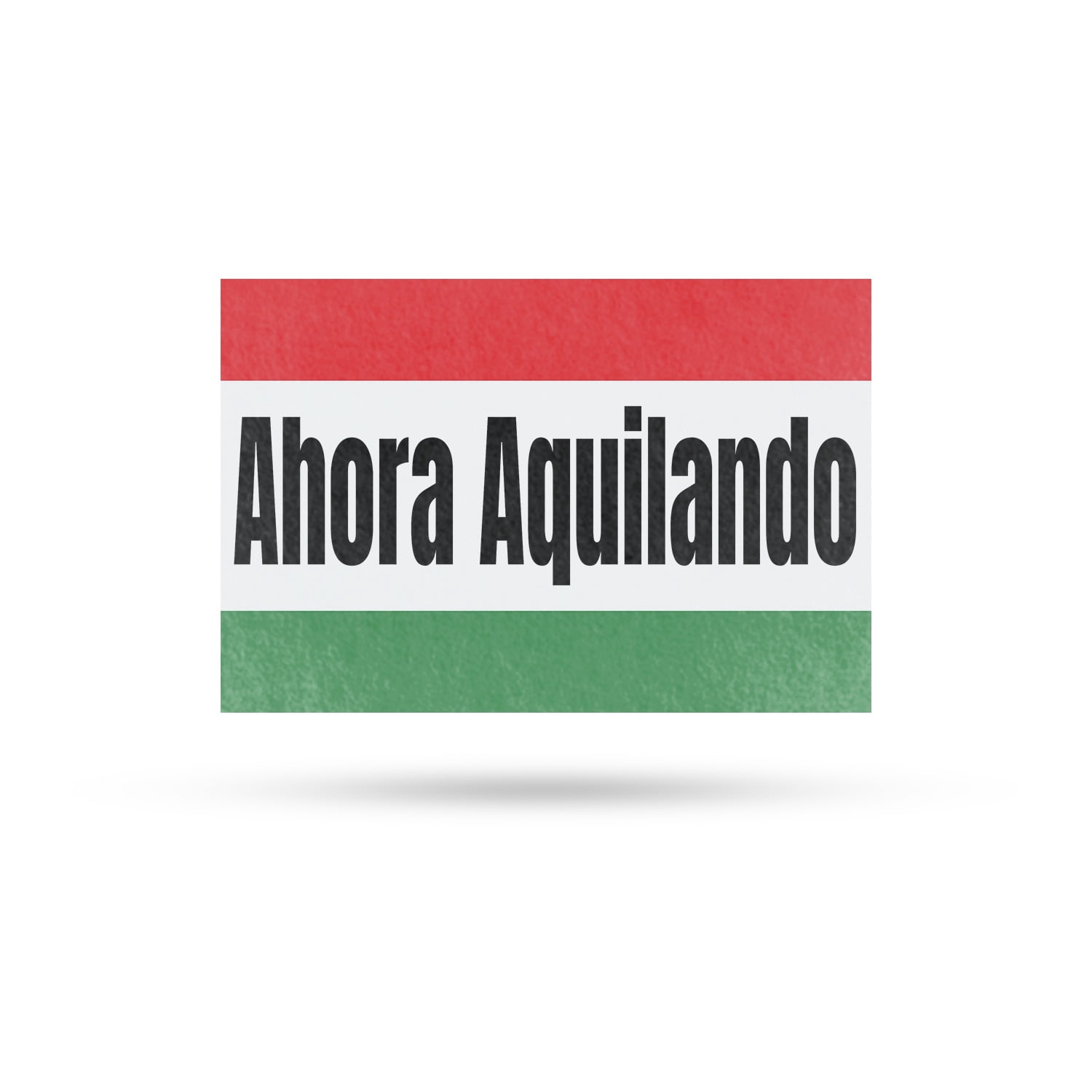 Ahora Aquilando Vinyl Decal 18 Inch x 24 Inch Weatherproof Heavy-Duty ...