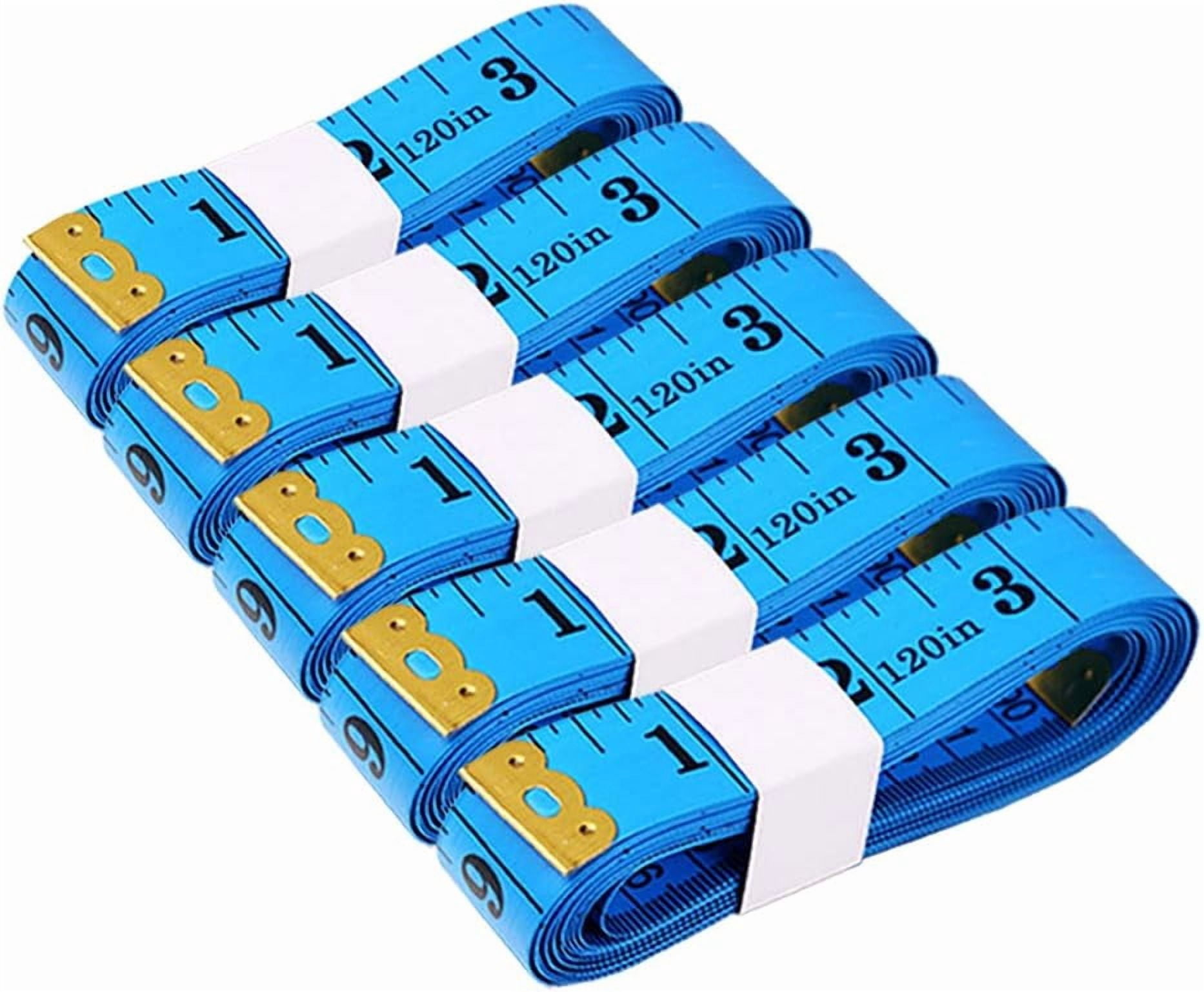 300cm Ruler Ahot 5Pack Tape Measure 300cm/120 Inch Double-Scale Soft Tape Measuring ...