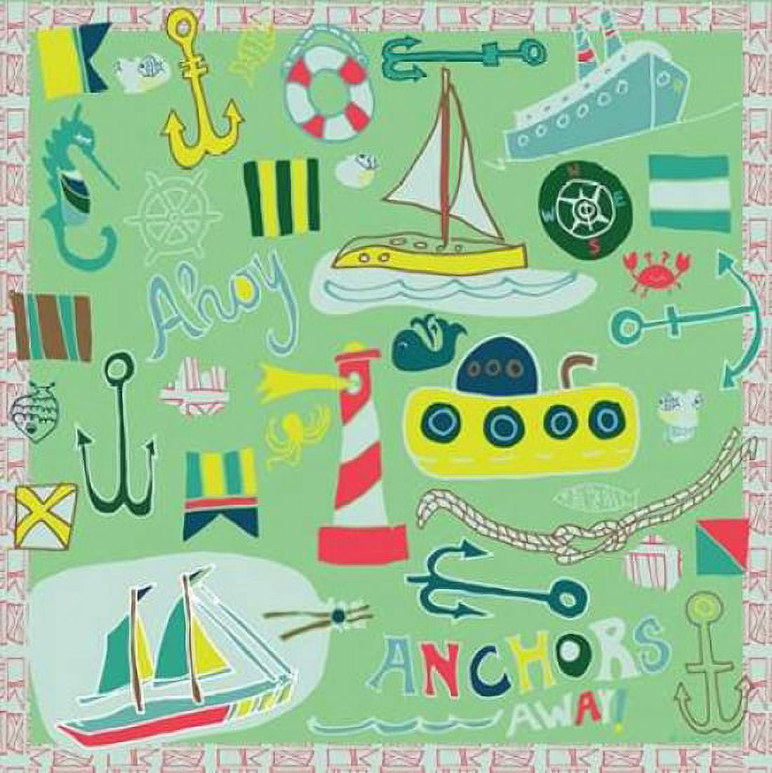 Ahoy Canvas Art - Pamela J Wingard (24 x 24)