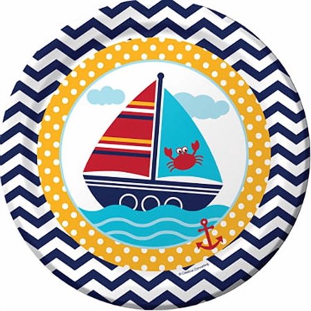 Ahoy Matey 9" Lunch Plates (8 Count)
