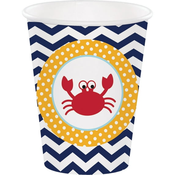 Ahoy Matey 9oz. Cups (8 Count)