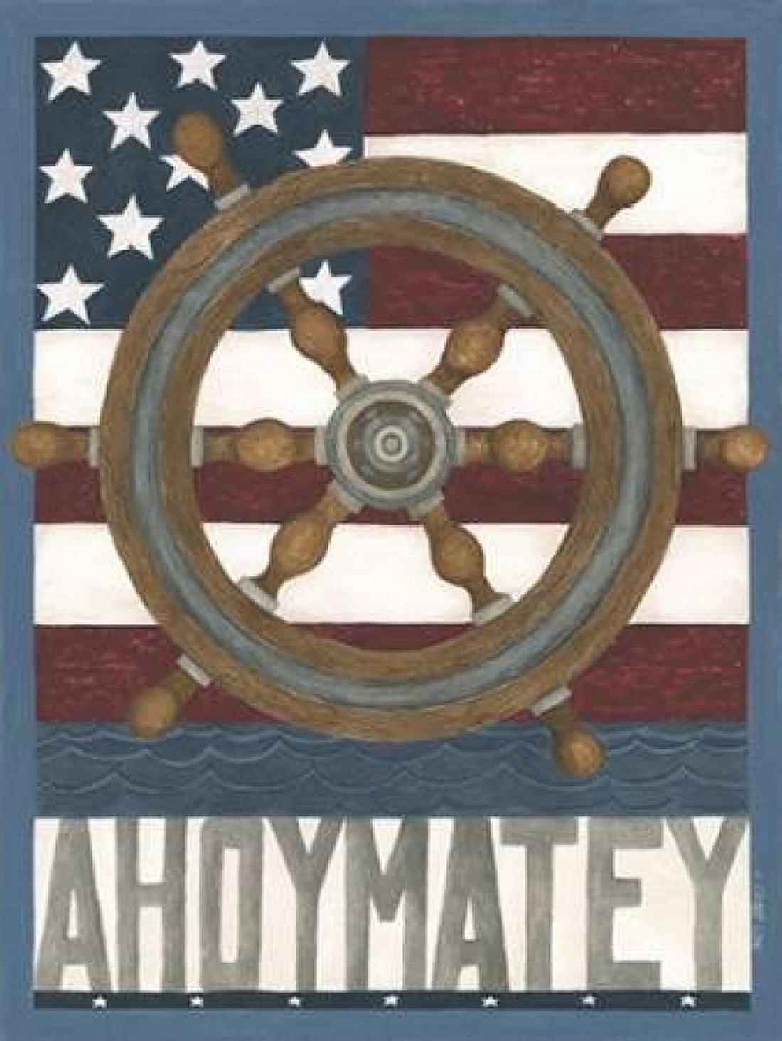 Ahoy Matey Canvas Art - Cindy Shamp (18 x 24)