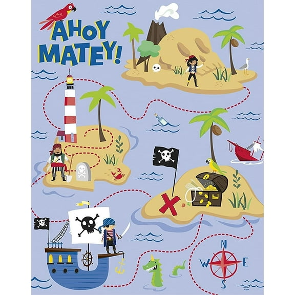 "Ahoy Matey!" Pirate Party Game - 1 Pc