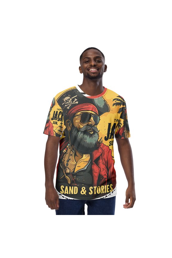 🏴☠️ Ahoy Matey! Pirate-Themed Treasure for Swashbucklin’ Souls! - Pirate - Themed Men's t-shirt (2XL)
