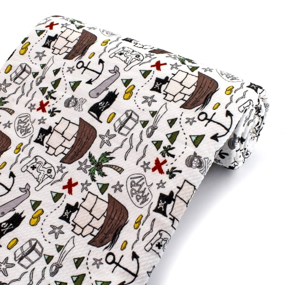 Ahoy Matey Pirates Bullet Fabric 6" Strip