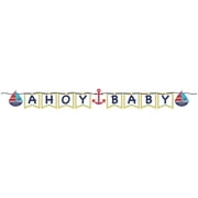 Ahoy Matey! Shaped Ribbon Banner