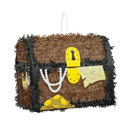 Ahoy Pirate Treasure Chest 3D Pinata (Each)