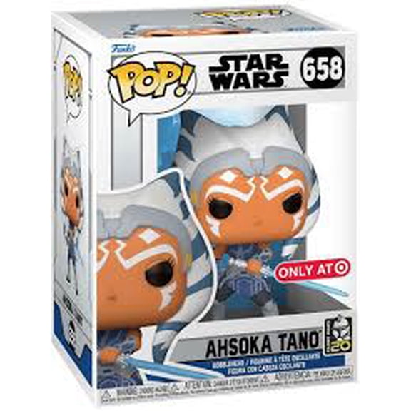 Ahsoka Tano 658 Exclusive Funko Pop With Protector
