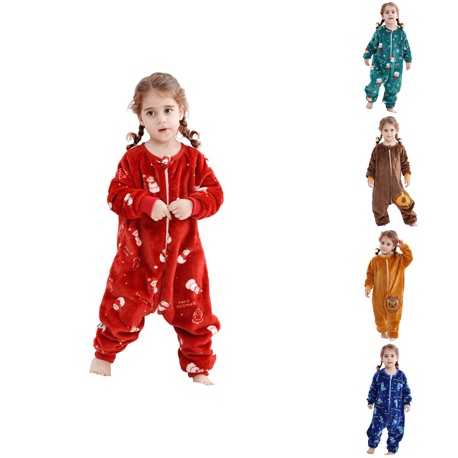 Ahuyic Boys Girls Pajamas,Toddler Kids Romper,Small And Medium-sized ...