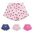 thumbnail image 1 of Ahuyic Heart Print Bow Girls Shorts Kids Casual Summer Bottoms 2-12Y, 1 of 3