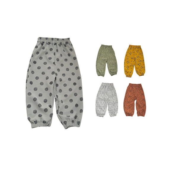 Ahuyic Floral Print Girls Full Length Pants Mosquito Repellent 6M-11Y