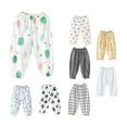 thumbnail image 1 of Ahuyic Kids Summer Pants,Casual Pants for Girls,Summer Children's Clothing Girls' Leggings Thin Pants Printed Western-style Yoga Pants, 1 of 4