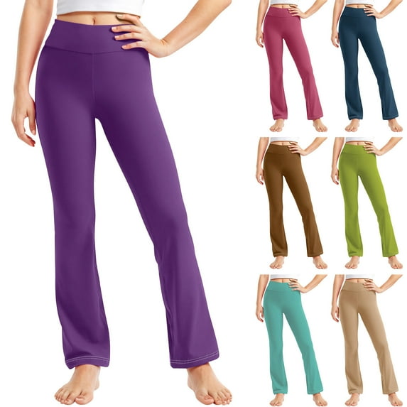 Ahuyic Toddler Kids Leisure Clothes,Summer Unisex Long Pants,Summer Toddler Kids Girls Fashion Daily Solid Color And Multi Color Full Length Pants High Waist Long Pants