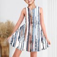 thumbnail image 1 of Ahuyic Little Girl Dresses,Kids Summer Casual Dresses,Fashionable Full-print Children's Round-neck Sleeveless Dress With Pockets For Middle And Large Children, 1 of 5