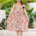 thumbnail image 1 of Ahuyic Little Girl Summer Casual Dress,Sleeveless Dresses for Kids,Girl's Sleeveless Dress Breathable Princess Dress Children's Home Nightgown, 1 of 3