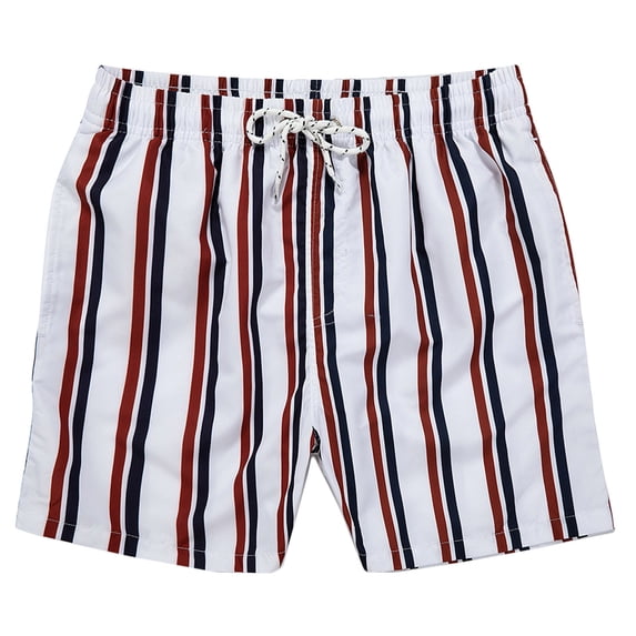 Ahuyic Men's Swim Trunks Mens Plus Size Shorts Summer Beach Shords Quick Dry Board Shorts Navy XXL