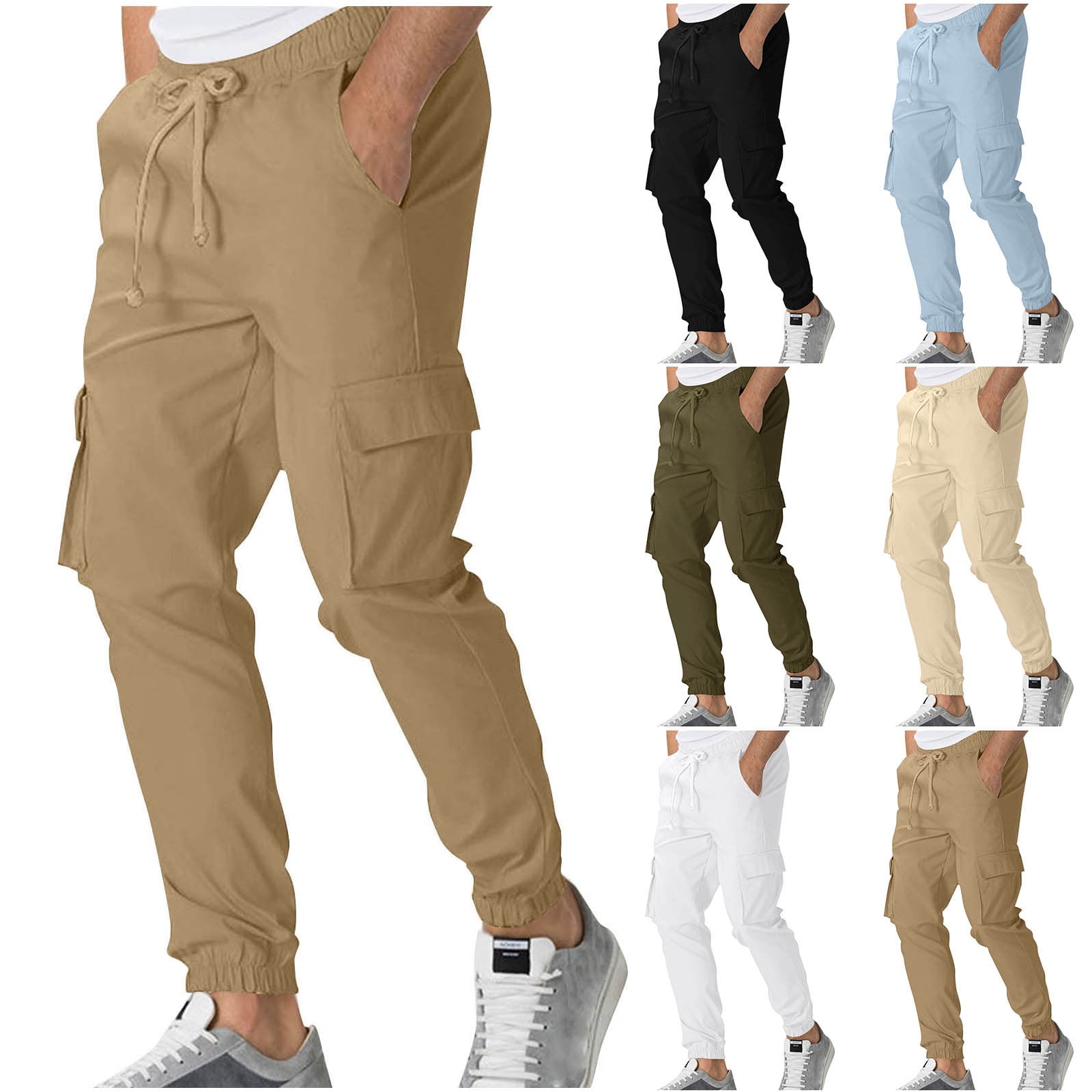 Sweatpants With Rope Ahuyic Mens Sweatpants,Sweatpants for Men Pants,Mens Casual Fashion ...