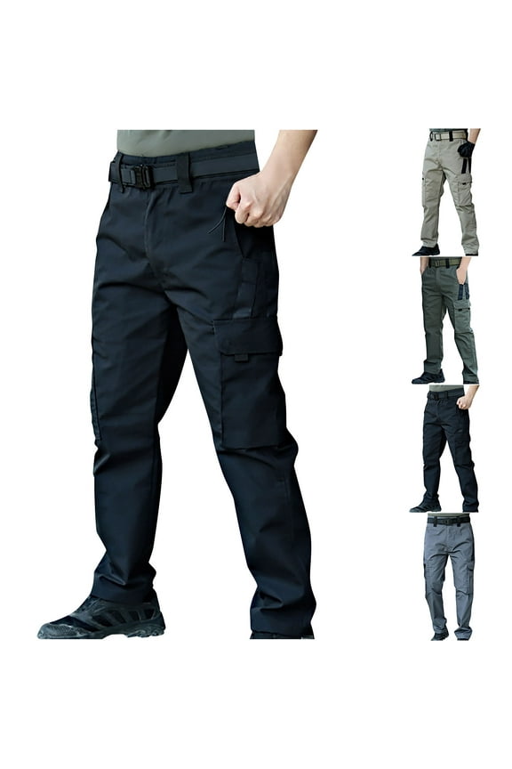 Mens Sweatpants,Sweatpants for Men Pants,Mens Pants Pocket Water Ripstop Hiking Pants Cargo Fishing Military Pants
