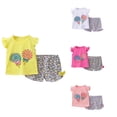 thumbnail image 1 of Ahuyic Summer Boys Girls 2 Piece Outfits,Toddler Kids Casual Clothing Set,Children's Summer Printed Tank Top And Shorts Two-piece Set,Multicolor,2-3Years, 1 of 5