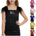 thumbnail image 1 of Ahuyic Summer Girls Top,Toddler Girls Cotton Tank Top,Childrens Performance Dress Summer Strap Strap Waist Sleeveless Long Childrens Glitter Strap, 1 of 5