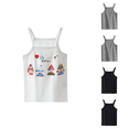 thumbnail image 1 of Ahuyic Summer Girls Top,Toddler Girls Cotton Tank Top,Summer Childrens Camisole Girls Base Girl's Sleeveless Base, 1 of 4