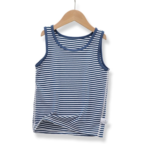 Ahuyic Summer Girls Top,Toddler Girls Cotton Tank Top,Summer Printed Casual Loose Bottom Tank For Middle Aged And Boys