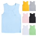 thumbnail image 1 of Ahuyic Summer Toddler Kids' Casual Blouse, Solid Color Loose Sleeveless Top For Girls And Boys,Children's Undercoat Summer Girls' Striped Tank Top T-Shirt Sleeveless Round Neck Undercoat Top, 1 of 5