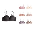 thumbnail image 1 of Ahuyic Summer Plus Size Bra For Women, Womens Solid Color Casual Bra, Womens Solid Color Backless Seamless Push-Up U-Shaped Beautiful Back Underwear Everyday Bras,Green M, 1 of 6