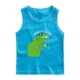 thumbnail image 1 of Ahuyic Summer Toddler Solid Color T-Shirt,Kids Casual Top,Fashionable Children's Summer Round Neck Base Shirt Boys' Sleeveless Top, 1 of 2