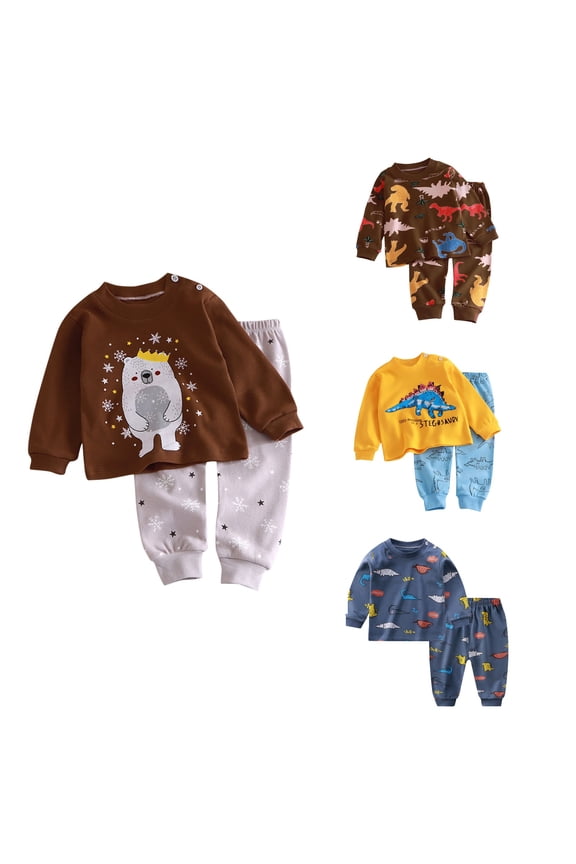 Toddler Kids Casual Fashion Outfits, Autumns And Winter Solid Color Top And Pants Set For Kids, Fashion Girls' Casual Short Sleeve Round Neck Collar Botton Printed Short Pants Sets