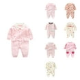 thumbnail image 1 of Ahuyic Toddler Kids Casual Rompers, Autumns And Winters Kids Long Sleeved JumpSuit,Newborn Clothes Jumpsuit Spring And Autumns Styles Boneless Hoodie Newborn Spring And Autumns Clothing Cute Clothes, 1 of 3