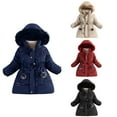 thumbnail image 1 of Ahuyic Toddler Kids Long Sleeved Coat, Fall And Winter Warm Coat For Kids, Fall And Winter Middle And Large Children's Long Sleeved Fashionable Coat Cotton Jacket, 1 of 4