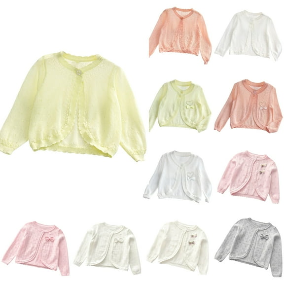 Ahuyic Toddler Kids Long Sleeved Jacket For Fall And Winter, Warm Coat For Kids, Toddler Kids Fashion Solid Color Loose Round Neck Long Sleeved Hooded Casual Jacket