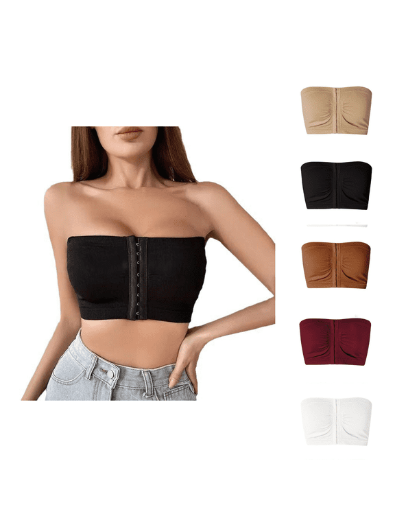 Womens Bra,Summer Plus Size Bra,Ladies Traceless Comfortable No Steel Ring Breathable Gathering Bra Womens Underwear,Red,XXL