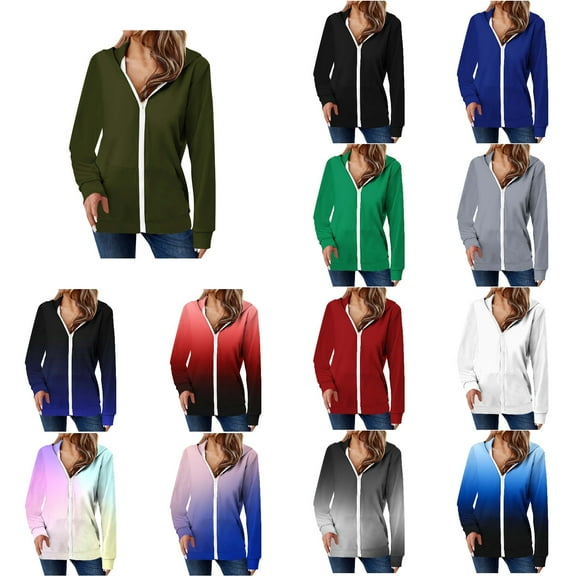 Ahuyic Womens Long Sleeved Jacket For Fall And Winter, Warm Coat For Women, Womens Long Sleeved Jacket With Pocket Casual Jacket For Fall And Winter