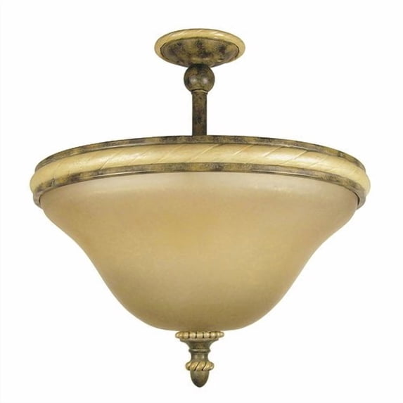 Ahwahnee Collection Two Light Semi-Flush Mount