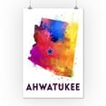 thumbnail image 1 of Ahwatukee - Arizona - State Abstract - Lantern Press Artwork (12x18 Art Print, Wall Decor Travel Poster), 1 of 1