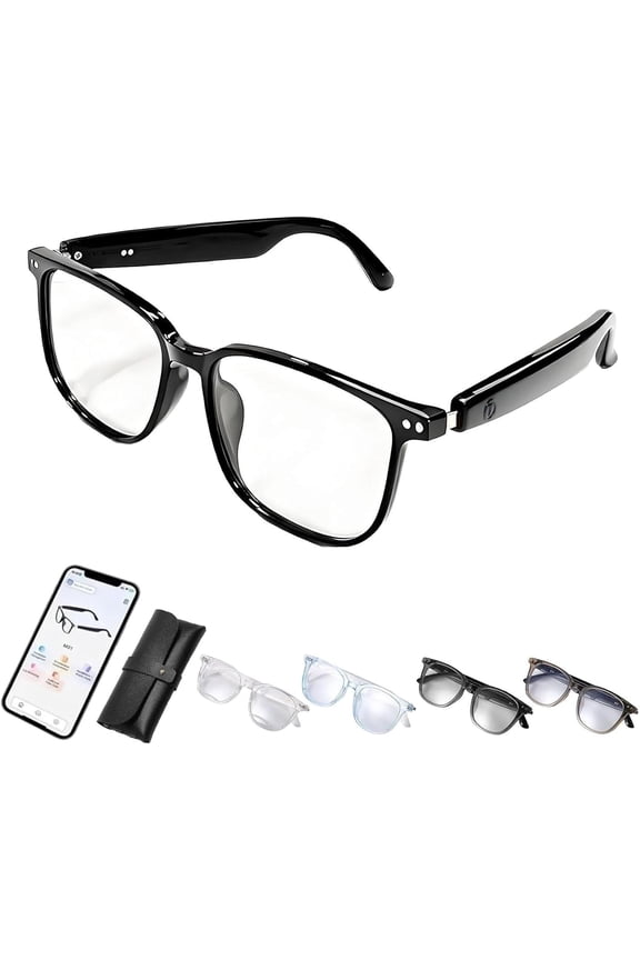 Ai Interpretation Smart Glasses, Ai Smart Glasses with Real-Time, Translation Bluetooth Translator Glasses,164-Language Translation, Photochromic Lenses, AI Chat & Hands-Free Audio for Cycling