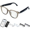 thumbnail image 1 of Ai Interpretation Smart Glasses, Ai Smart Glasses with Real-Time, Translation Bluetooth Translator Glasses,164-Language Translation, Photochromic Lenses, AI Chat & Hands-Free Audio for Cycling, 1 of 7