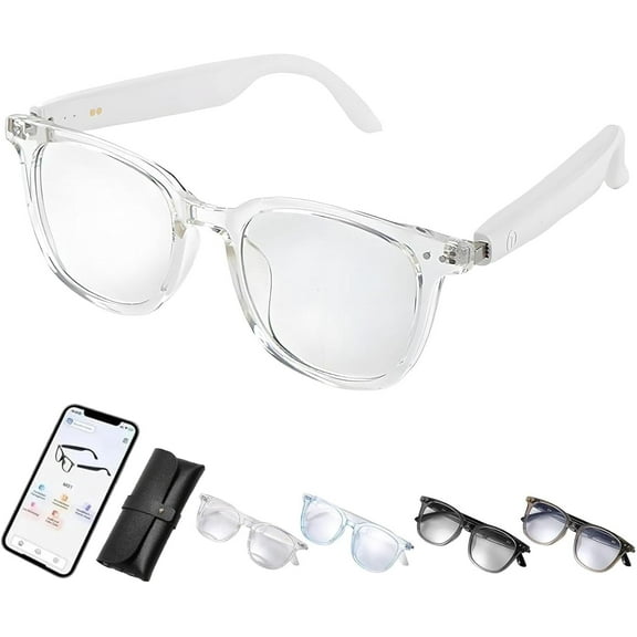 Ai Interpretation Smart Glasses, Ai Smart Glasses with Real-Time, Translation Bluetooth Translator Glasses,164-Language Translation, Photochromic Lenses, AI Chat & Hands-Free Audio for Cycling