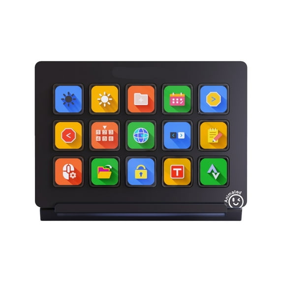 Ai Keyboards Streaming Controller 15Macro Key For Scene Switching Audios Control