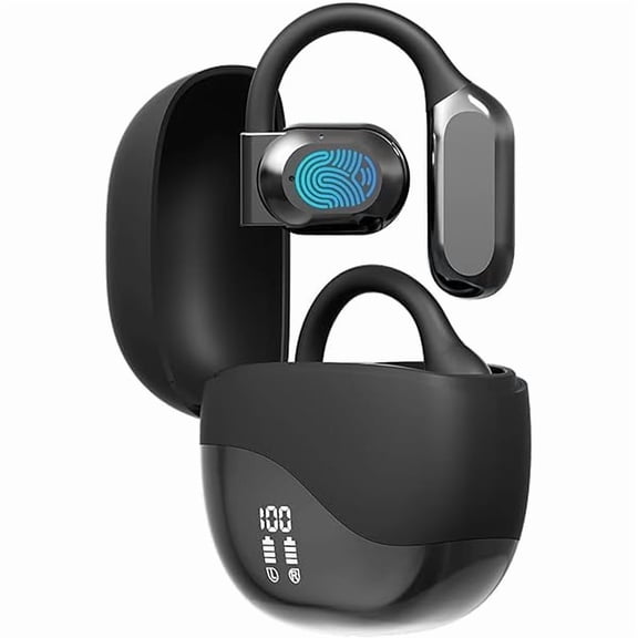 Ai Language Translation Earbuds, Translator Earbuds Real Time with APP Compatible with iOS & Android, 144-Language Bluetooth Headphones Translating Device for Travel and Business - Black