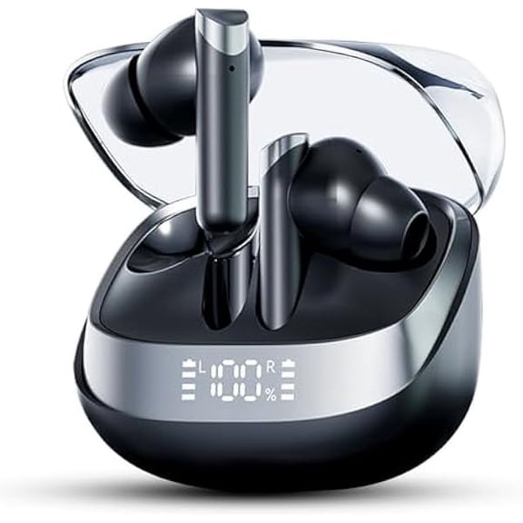 Ai Language Translator Earbuds, Real Time 144 Languages Translate Bluetooth Earbuds, Translation Headphones Wireless High Precision Translation Headphones for Travel Business Learning
