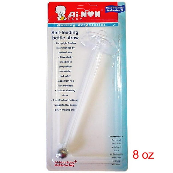Ai-Non 8 oz Self - Feeding Bottle Straw