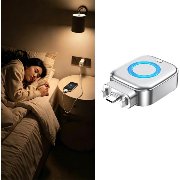 Ai Smart Auto Cut Adapter, Full Battery Auto Disconnect, 140w Fast Charging Station with Protective Memory Silicone Padding, Battery Protection Adapter Compatible (1PC)