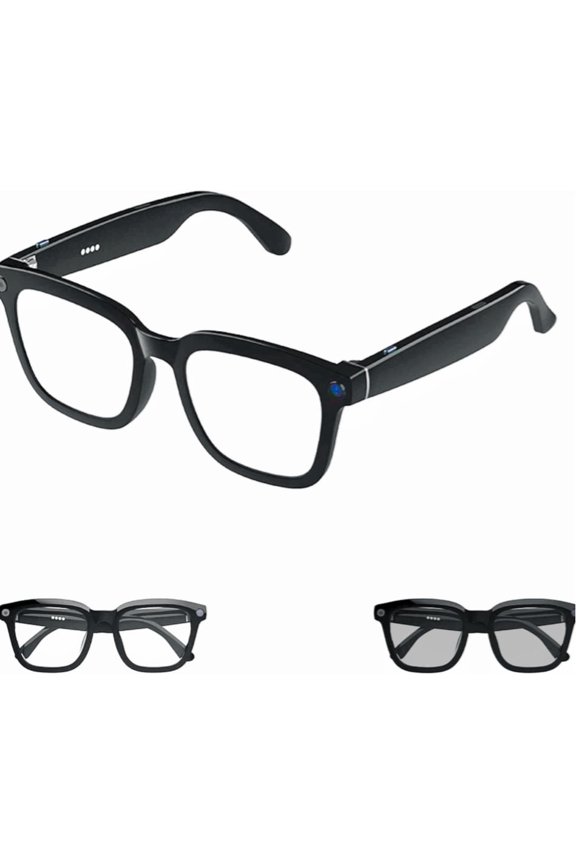 Ai Smart Glasses with Camera and Bluetooth - 4K HD Video Recording, Real-Time Translation, with Color-Changing Lenses for Travel, Sports, Outdoor Use