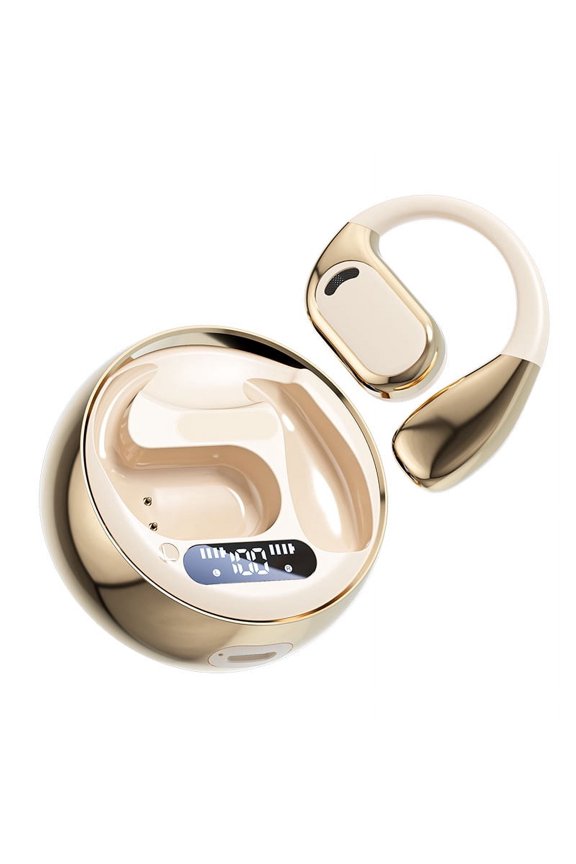 Ai Smart Wireless Bluetooth Real-Time Language Translation Earphones 144 Languages Simultaneous Interpretation Earbuds LED Digital Lightweight Design(Skin Tone)