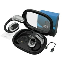 Ai Translating Earbuds, 2025 New Wireless Bluetooth Ai Translation Earbuds Real Time Language Translator, 144 Languages Play Music Bluetooth Over-Ear for Travel Business Learning, Easy to Use (Black)