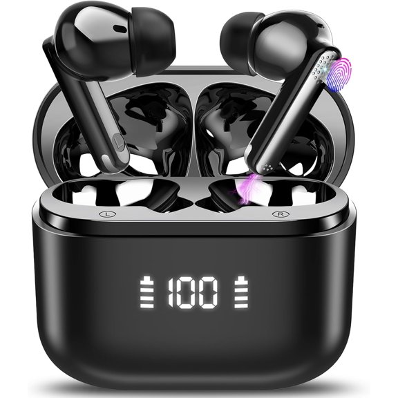 Ai Translation Earbuds Real Time with Audio and Video Calls, 3-in-1 Buletooth 5.3 Translator Earbuds with 6 Translation Modes/164 Languages/No Subscription Required, 48H Headphones Translator